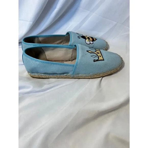 Circus by Sam Edelman Blue Bee and Crown Espadrille Flats Size 8.5M - Picture 3 of 7